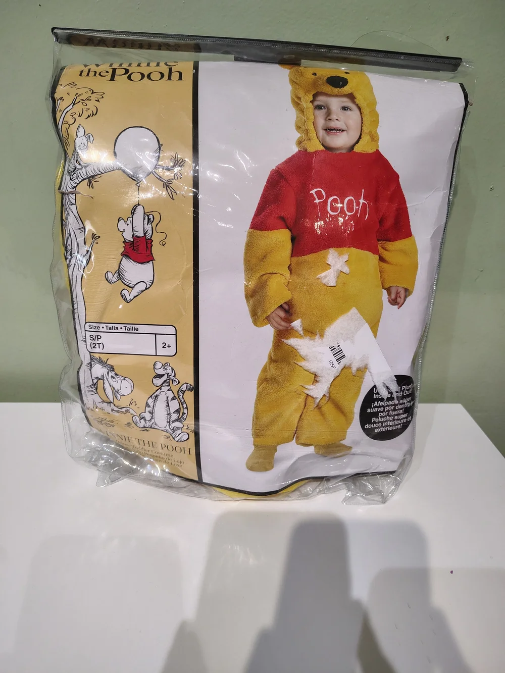 NWT Disney Winnie The Pooh Bear Toddler Boy Halloween Costume Plush Size 2T